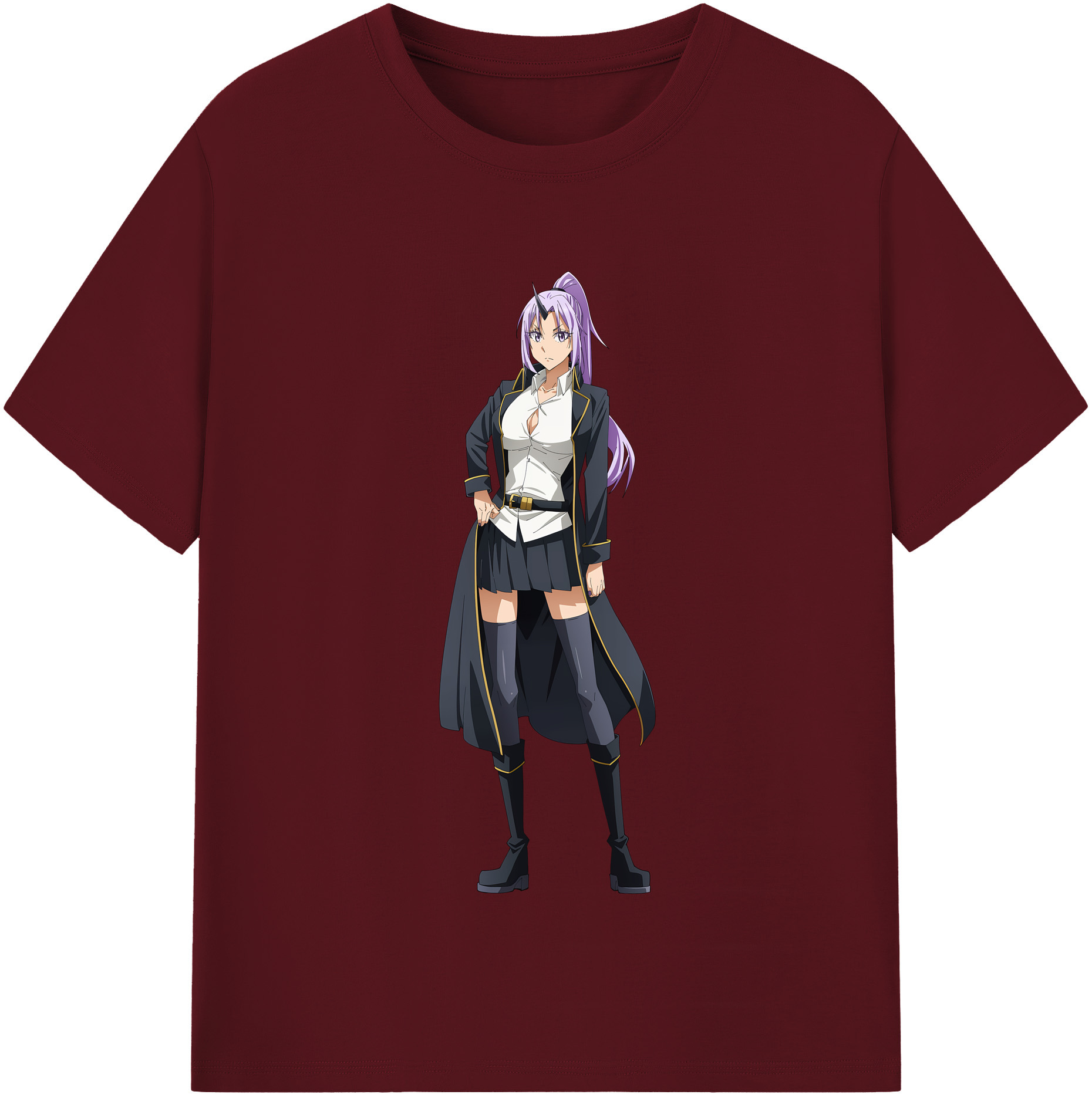 （画像用） 転スラ Regarding Reincarnated to Slime 綿100％半袖Tシャツ（フロントプリント）